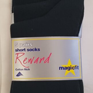 PEX/Magicfit Short Ankle Socks - 5 pair pack (bottle green)